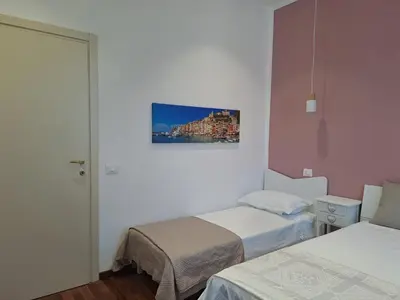 Letto o letti in una camera di Nica