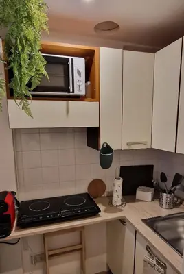 Cucina o angolo cottura di JOIVY Charming Central Studio in the Heart of Rapallo