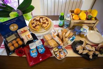 Cibo presso il bed & breakfast o nelle vicinanze
