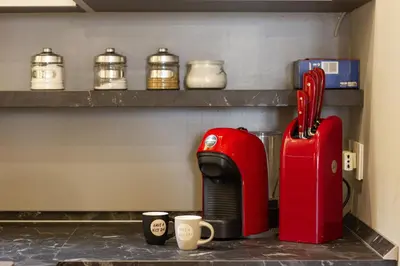 Set per la preparazione di tè e caffè presso Bianca Suite