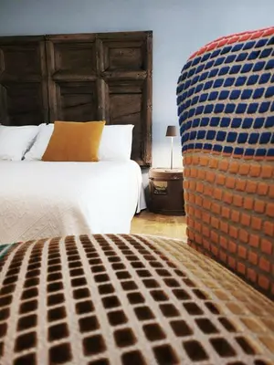 Letto o letti in una camera di Suite Dudley - Castello di Pallerone