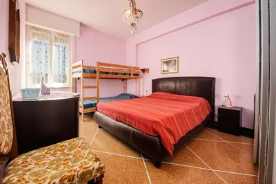 Letto o letti in una camera di 295 - Idea Living Home, 2minuti a piedi dal mare di Riva Trigoso