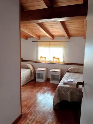 Letto o letti in una camera di Da Rosy