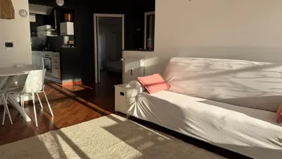 Letto o letti in una camera di Attico con terrazza fronte mare a Cavi di Lavagna