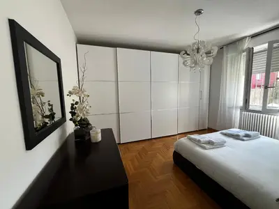 Letto o letti in una camera di Sky House