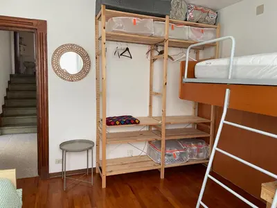 Letto o letti a castello in una camera di Casa CampoSelvatico