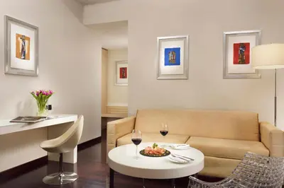 Area soggiorno di Hotel La Favorita
