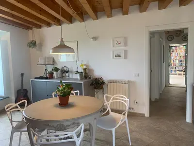 Cucina o angolo cottura di Il castello di Corvara alle CINQUE TERRE