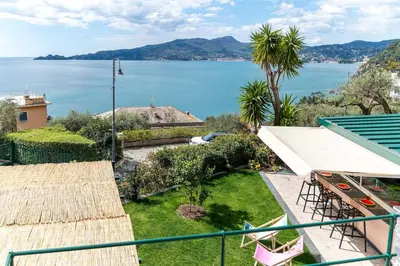 Paesaggio naturale nelle vicinanze della villa