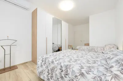 Letto o letti in una camera di 296 - Casa Il Rivanetto a Riva Trigoso, 300metri dal Mare e dalla Spiaggia
