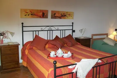 Letto o letti in una camera di La Casa Del Borgo