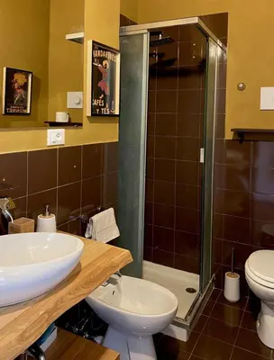 Bagno di La finestra sul parco Croara Country Club