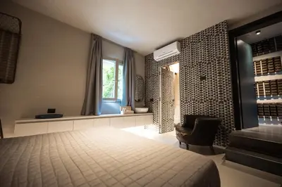 Letto o letti in una camera di Aspro Locanda