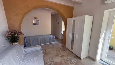 Letto o letti in una camera di Da Mafalda