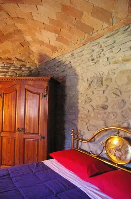 Letto o letti in una camera di Locanda di Campagna