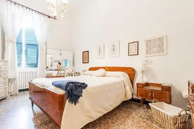 Letto o letti in una camera di Casa Gemma