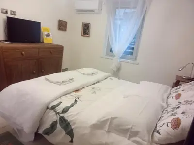 Letto o letti in una camera di BARDI AL RIOLO la QUERCIA