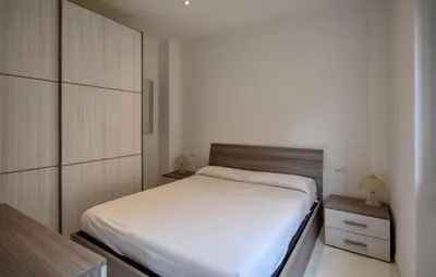 Letto o letti in una camera di 1 Bedroom Cozy Apartment In Rapallo
