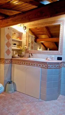 Cucina o angolo cottura di La loggia sulle Apuane