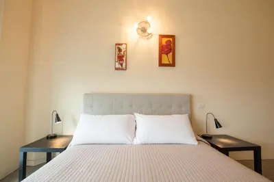 Letto o letti in una camera di Appartamenti Maggiore Parma
