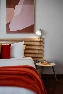Letto o letti in una camera di Modena Garden Retreat, 5 min dal centro con Garage