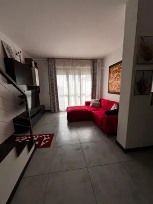 Letto o letti in una camera di Modern Apartment with Balcony 2 Bedrooms & 2 Bathrooms near Cremona Fair