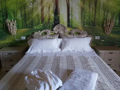 Letto o letti in una camera di Cascina Olmetto di Sotto