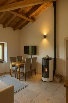 TV o dispositivi per l'intrattenimento presso L'oasi nel borgo, un angolo di pace a Bagnone