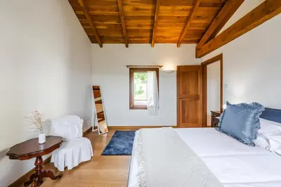 Letto o letti in una camera di Residenza Storica sulle Colline di Maranello