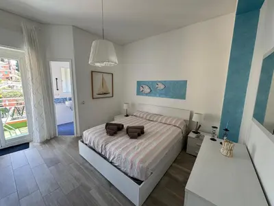 Letto o letti in una camera di Casa La Marina by PortofinoVacanze