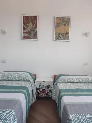 Letto o letti in una camera di La casa delle Mogge