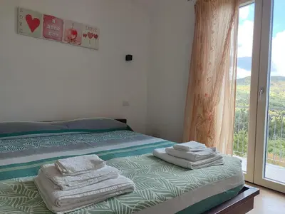 Letto o letti in una camera di La casa delle Mogge