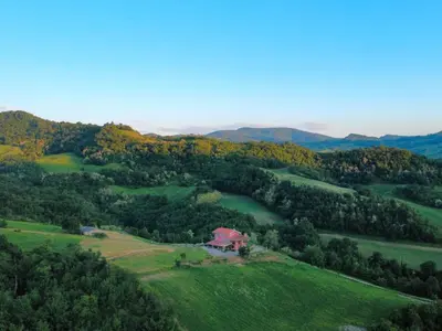 Paesaggio naturale nelle vicinanze del bed & breakfast