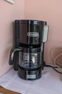 Set per la preparazione di tè e caffè presso B&B La Fontanella
