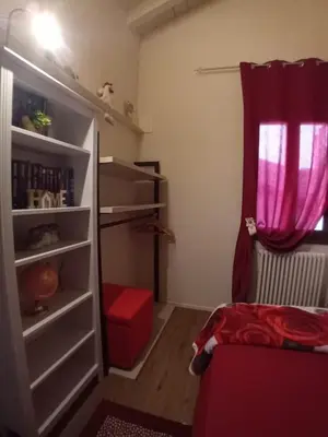 Letto o letti in una camera di Casa Ottilia