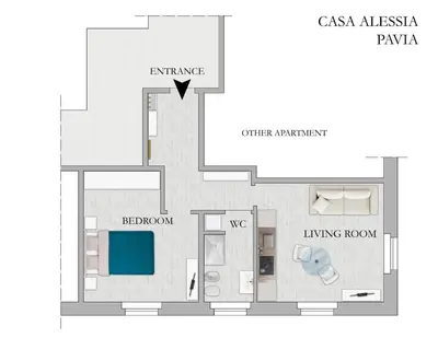 Planimetria di Italian Experience-Casa Alessia