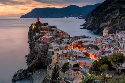 Paesaggio naturale nelle vicinanze della villa