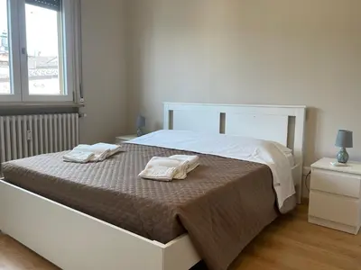 Letto o letti in una camera di Il Nido Sui Tetti