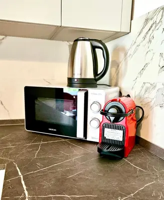 Cucina o angolo cottura di Casa Ziblu a 5 minuti dal centro