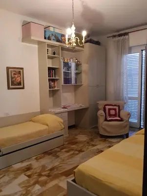 Letto o letti in una camera di Casa Seracchioli