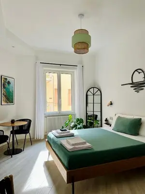 Letto o letti in una camera di Salty Suite