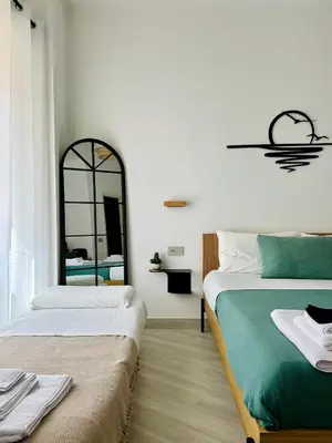 Letto o letti in una camera di Salty Suite