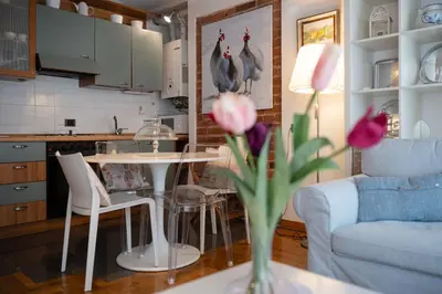 Cucina o angolo cottura di Italian Experience-Dafne Suite