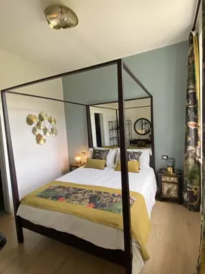 Letto o letti in una camera di Villa Chloé Boutique Wine Relais