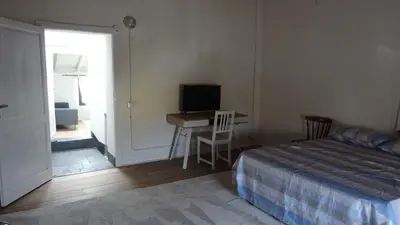 Letto o letti in una camera di Antica Acetaia