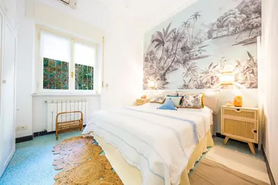Letto o letti in una camera di Casetta al mare