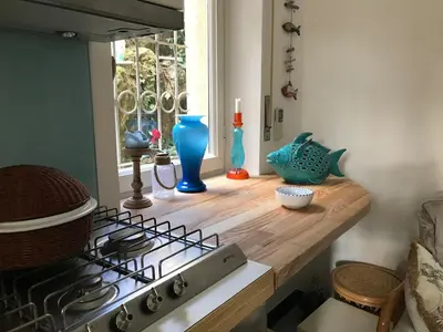 Cucina o angolo cottura di Casetta al mare