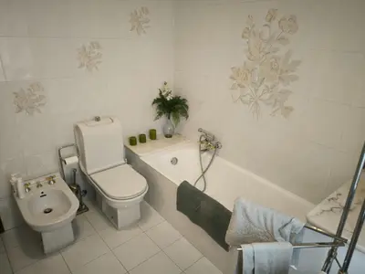 Bagno di The View of the Valley Cerreto, 6 posti letto, wifi