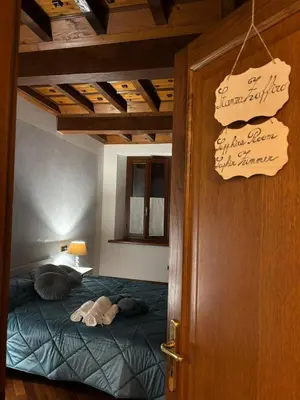 Letto o letti in una camera di Borgo dei Duchi