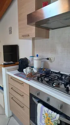 Cucina o angolo cottura di Le Mura Holiday Home in Gera